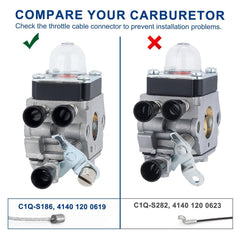 Wellsking carburetor side showing bolt holes and alignment benefits