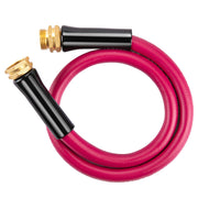 WELLUCK front view of 3ft hose showing compact durable design and quick hookup