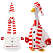 wemidels front view showing snowman coat and scarf giving a festive porch welcome