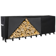 Werph front view of 12FT rack showing full wood capacity and organization