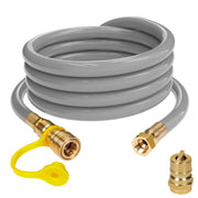 Westinghouse front view of hose and adapter showing secure kit and quick setup benefit