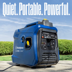 Westinghouse built-in handle highlighting easy one-person transport benefit