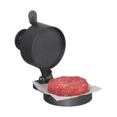 Weston front view of burger press showing compact design and quick forming benefit