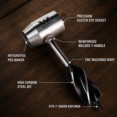 WEYLAND closeup of high-carbon bit showing sharp edge longevity