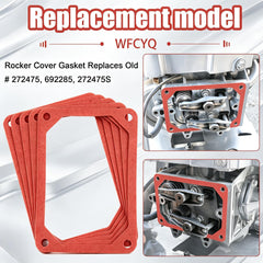 WFCYQ gasket installed on Briggs & Stratton engine preventing oil leaks