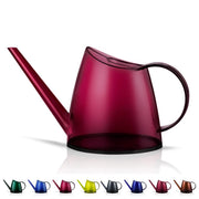 WhaleLife red watering can front view showing sleek design and decorative appeal