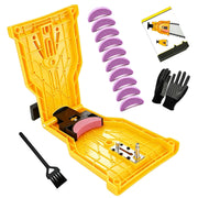 WHLUOL front view of sharpener kit showing compact design and portability benefits