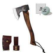 WICING hatchet front view showing compact design and sturdy head for reliable chopping