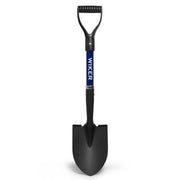 WIKER front view blue shovel showing full tool and balance benefit