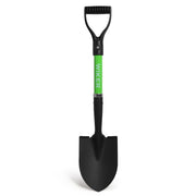 WIKER front view green shovel showing compact design and portability