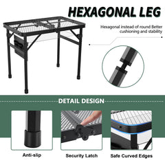 WildFinder adjustable leg detail highlighting height settings and secure locks