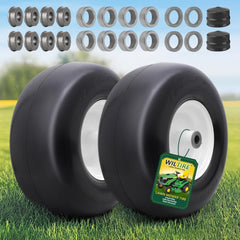 Wiltire front-facing assembled 13x6.50-6 wheel shows complete replacement and quick swap benefit