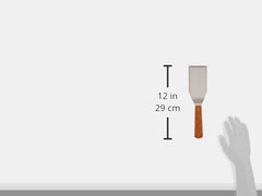 Winco close-up of offset handle demonstrating safe distance and improved leverage