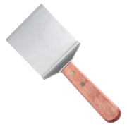 Winco TN46 front view showing blade and offset handle for safer flipping