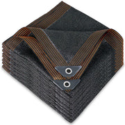 winemana front view of 10x20 shade cloth showing full coverage and easy handling benefit