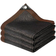 winemana front view of 5x6 shade cloth showing full panel and benefit of balanced shade