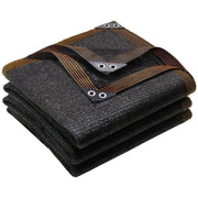 winemana front view of folded shade cloth showing compact packaging and durable fabric