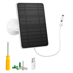 WININMETA front view of solar panel showing compact design and fast setup benefit