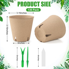 WinJiaYao close-up of recycled pulp texture for better root airflow