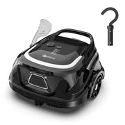 WINNY POOL CLEANER front view showing compact cordless design and easy lift benefit