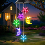 Winzwon front view shows assembled chimes and clear packaging, attractive gift-ready look