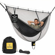 Wise Owl Outfitters front view of hammock bug net showing full enclosure and protection