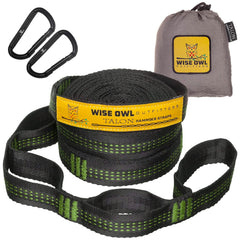 Wise Owl Outfitters front packaging showing complete hanging kit and pouch