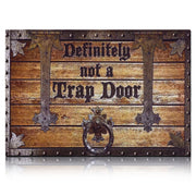 Woanger front view welcome mat showing humor and durable entrance protection