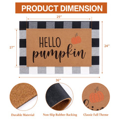 Woiqeuwr buffalo plaid underlayer providing contrast and extra coverage