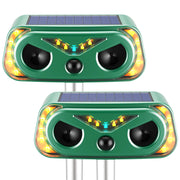 WonderMar front packaging showing two solar ultrasonic repellers protecting space