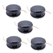 Woopeey front view of five trimmer heads showing pack contents and quick replacement benefit