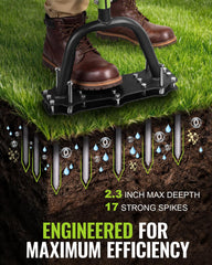 WORKPRO ergonomic TPE+PP T-handle providing cushioned, non-slip grip and control
