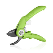 WORKPRO front view of green pruning shears showing compact design and control