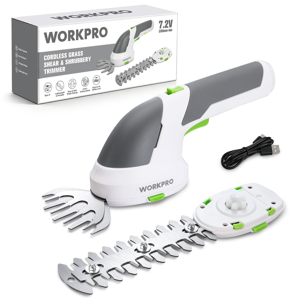 WORKPRO front view showing compact body and controls for easy identification and purchase