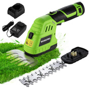 WORKPRO front view showing trimmer and included battery for fast setup