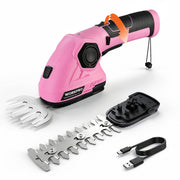 WORKPRO front view pink ribbon edition showing compact cordless design and donation message