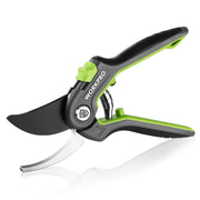 WORKPRO front view showing compact 8-inch pruning shears and comfortable grip