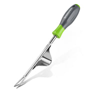 WORKPRO weed puller front view showing full tool and benefits of compact design