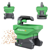 WORKPROX front view showing controls and ergonomic handle for comfortable operation