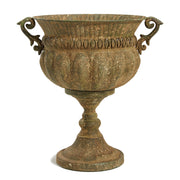 Worth bronze urn front view showing classic shape and curb appeal