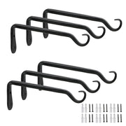 Worth forged iron bracket front view showing durable shape and secure hold
