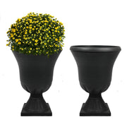 Worth urn planter front view showing classic silhouette and curb appeal