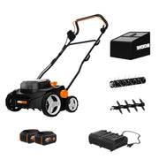 WORX front angle full unit showing compact cordless design and easy maneuvering