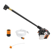 WORX Hydroshot front view showing controls and compact design for easy transport