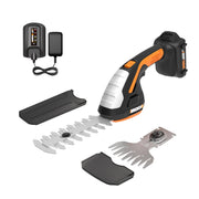 WORX WG801 front angle view showing compact cordless design and portability