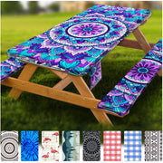 Wrakus front packaging showing complete fitted table and bench set, protects surfaces