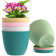 WSMKSZ front view of five colorful pots showing style and organization benefit
