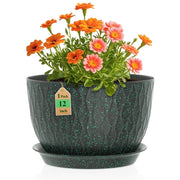 WSMKSZ front view of black with green speckles showing stylish decor benefit