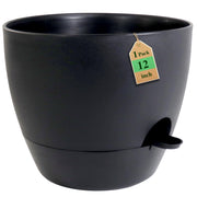 WSMKSZ front view of 12 inch pot showing elegant silhouette and durable design benefit