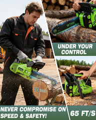 WTHW in-use by arborist demonstrating lightweight ease and control benefit